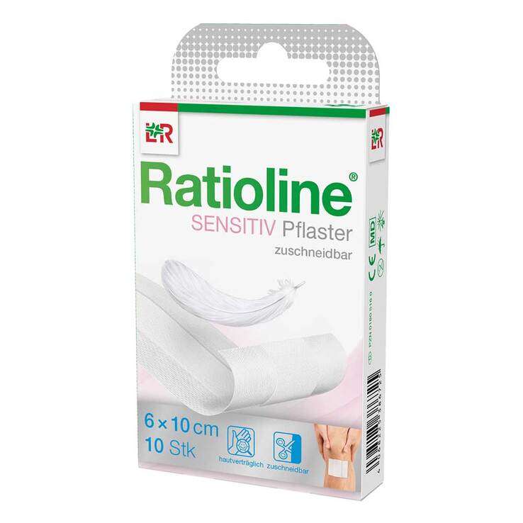 Ratioline® SENSITIV Pflaster 6 cm x 1 m, 1 St