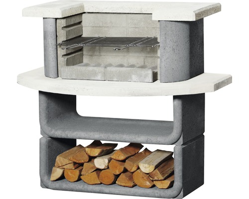 Buschbeck Oregon betonnen grillbar, antracietgrijs wit