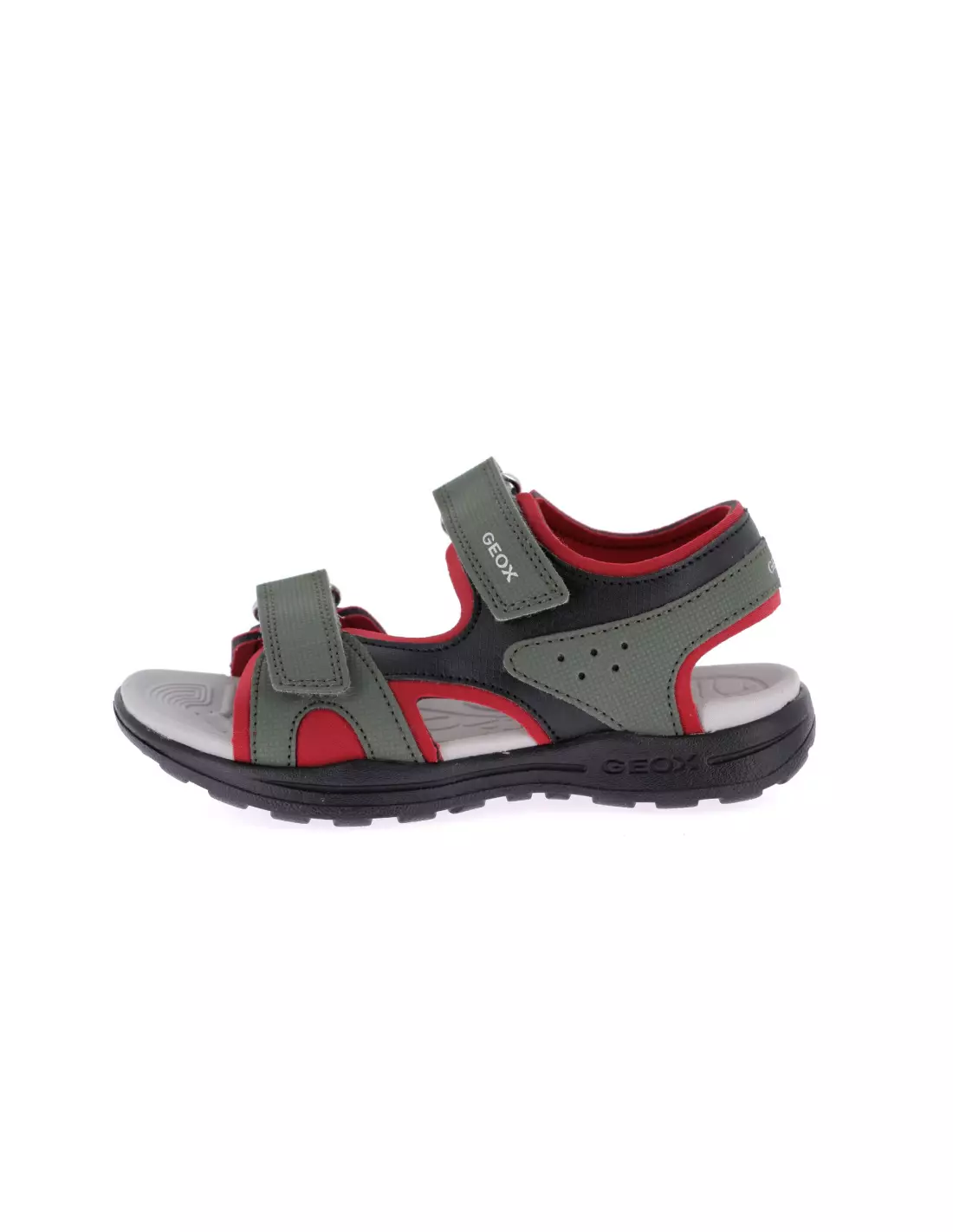 GEOX VANIETT - Sandales & nu-pieds MILITARY/RED