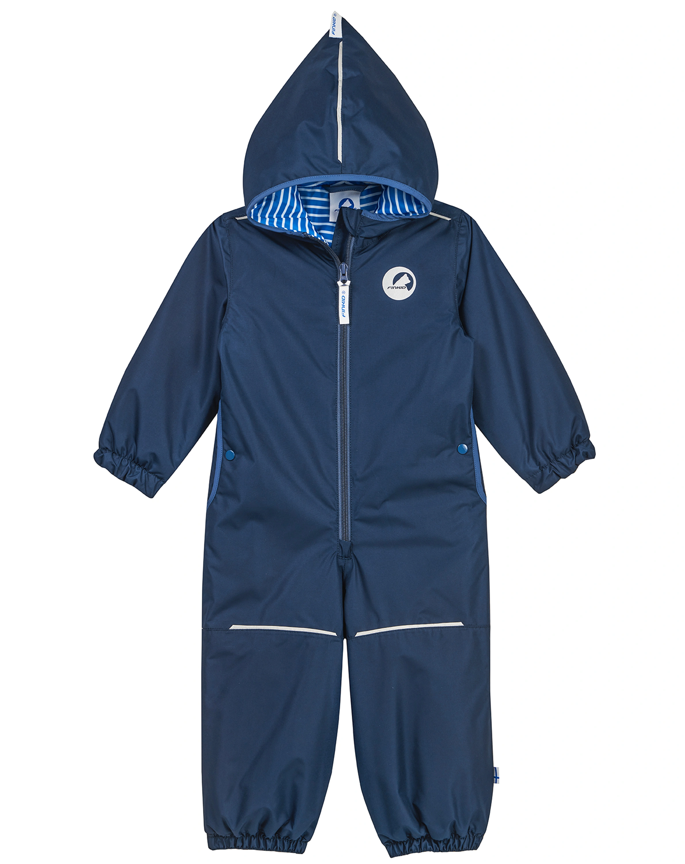 Regen-Overall PIKKUMINI mit Innenfleece in navy