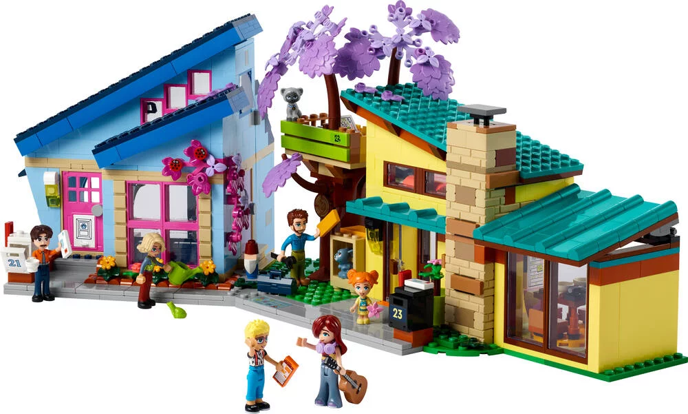 LEGO®FRIENDS 42620 - LES MAISONS FAMILIALES D’OLLY ET DE PAISLEY