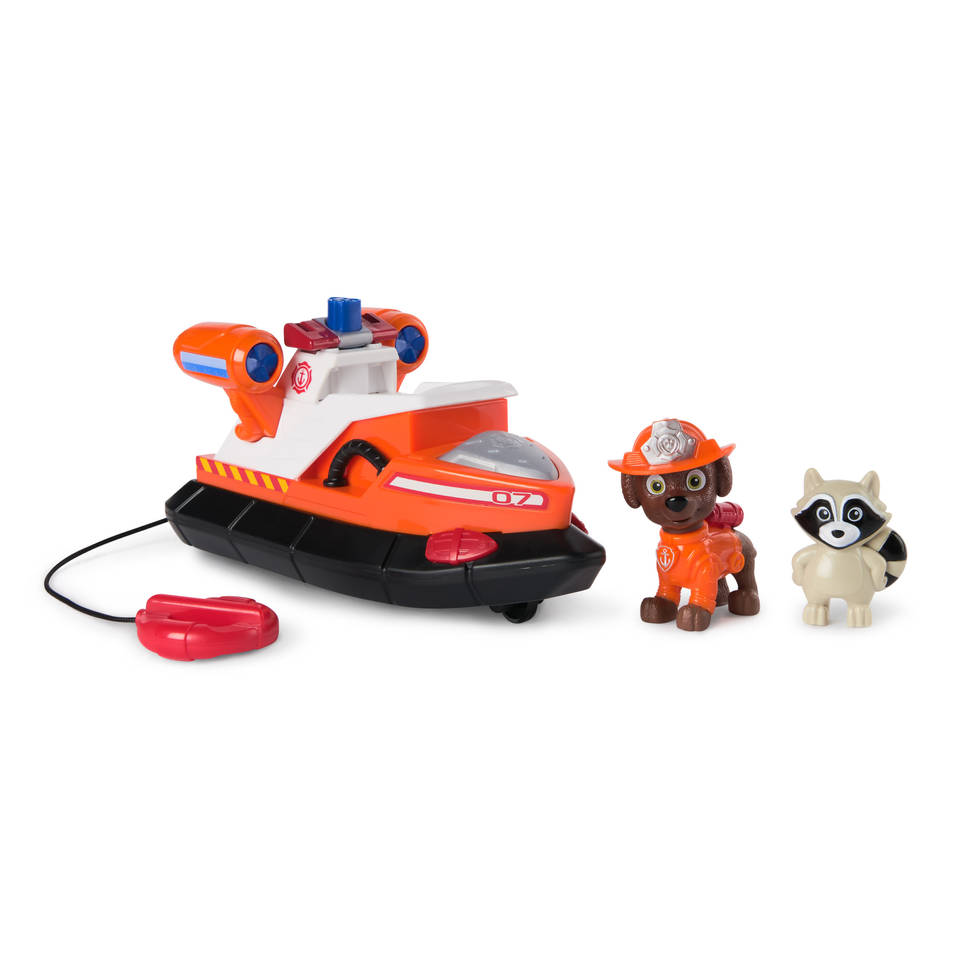 PAW Patrol Brandweerredding Zuma's brandweerboot met speelfiguur
