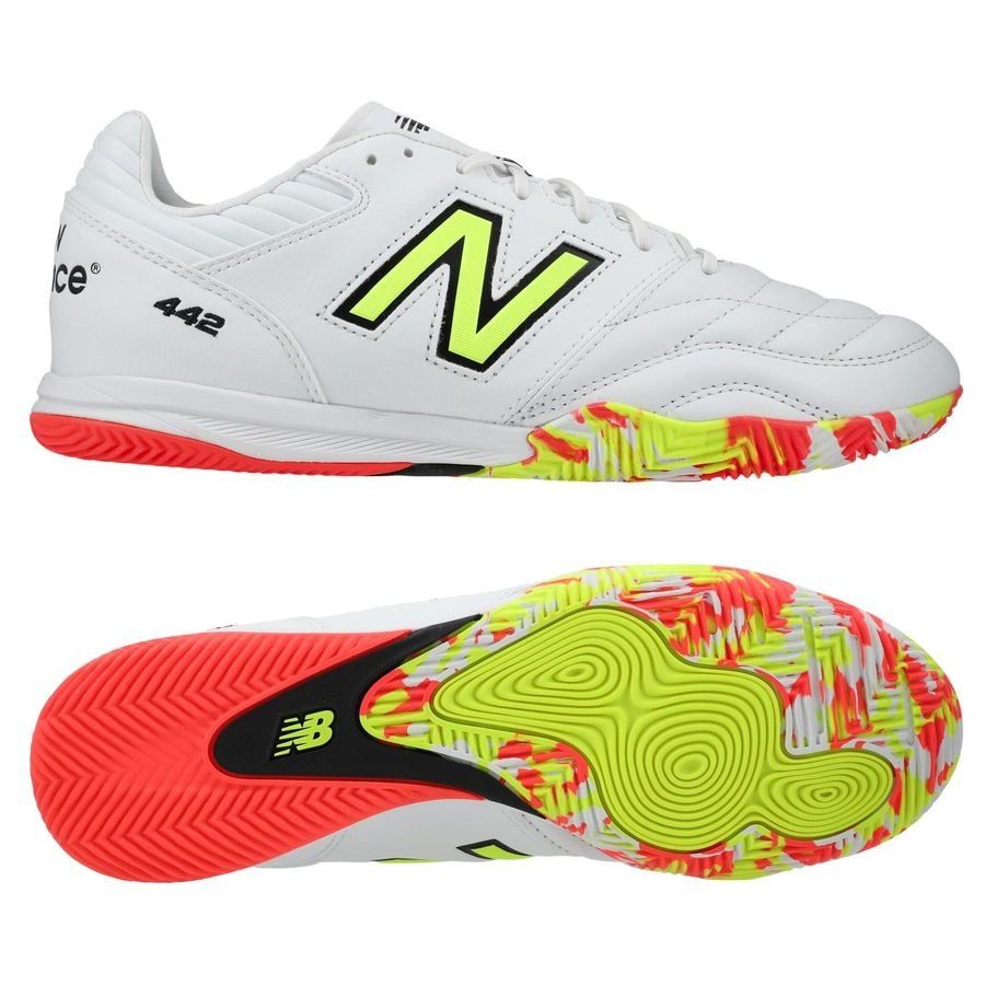 New Balance 442 V2 Pro IN Flash Point - Blanc/Vert/Noir