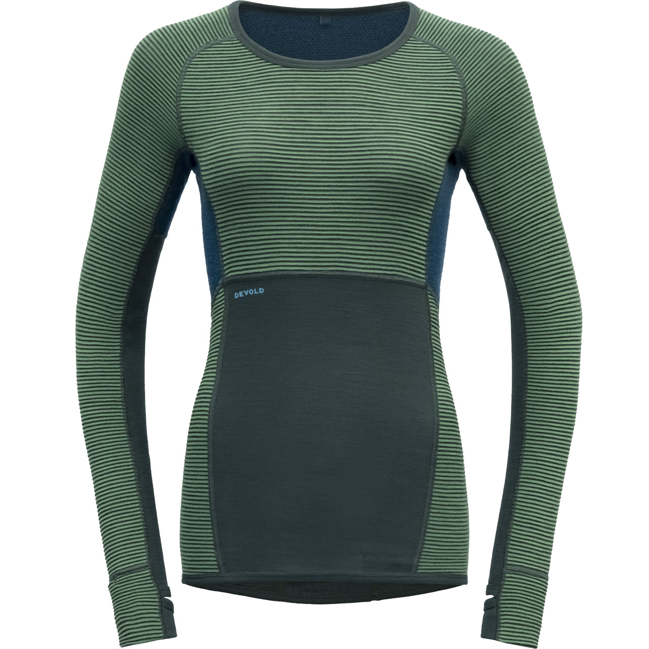 Devold Damen Langarm Shirt Merino TUVEGGA woods green | Funktionsunterwäsche | Skitourenbekleidung | Damen | XSPO-Fashion
