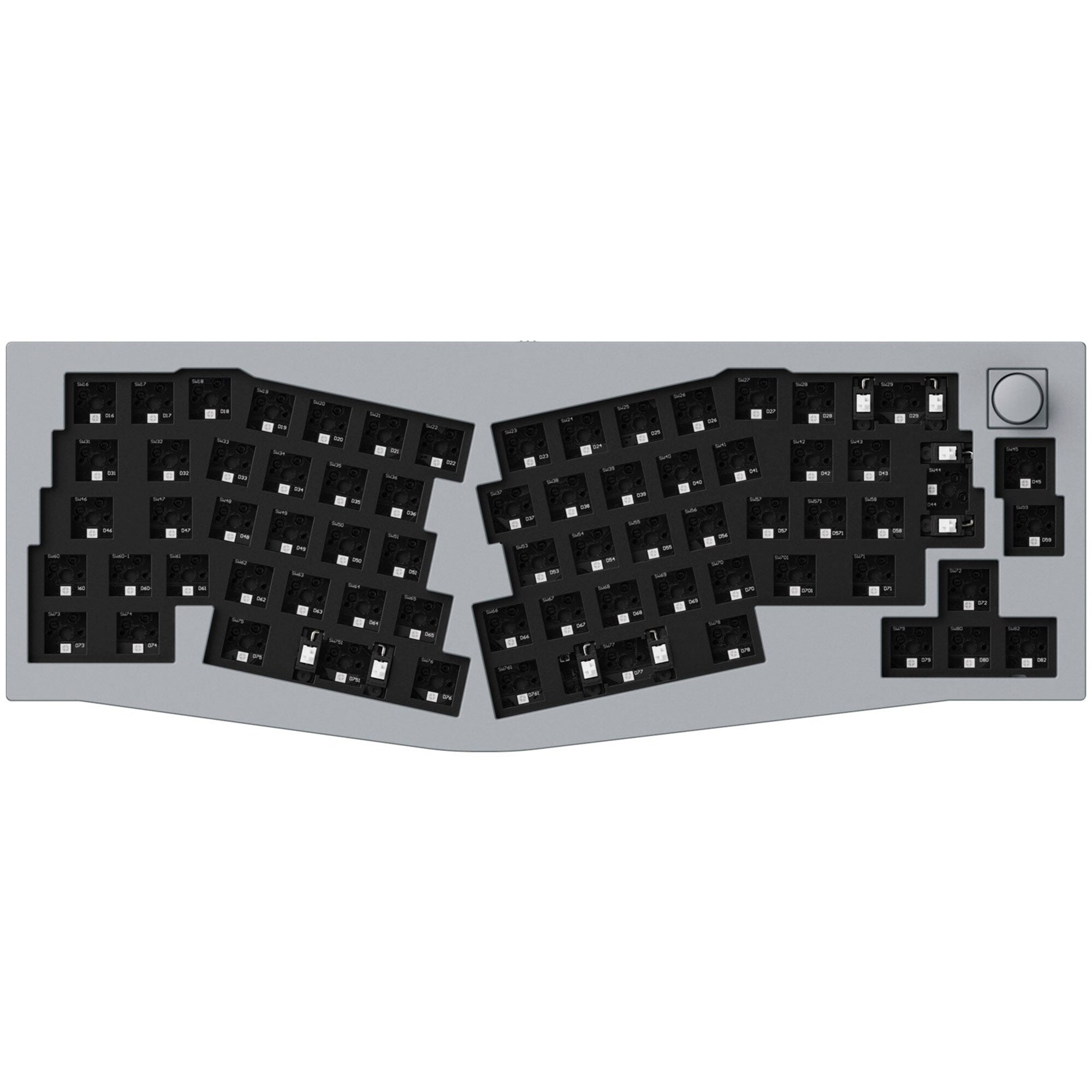 Keychron Gaming-Tastatur Q8 Barebone ISO Knob