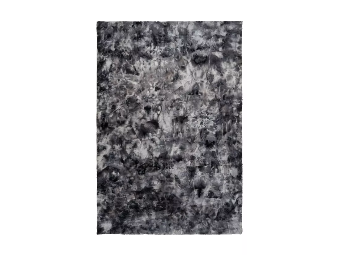 Tapis 230x160cm, design B005O coloris graphite - Confort et élégance pour votre intérieur