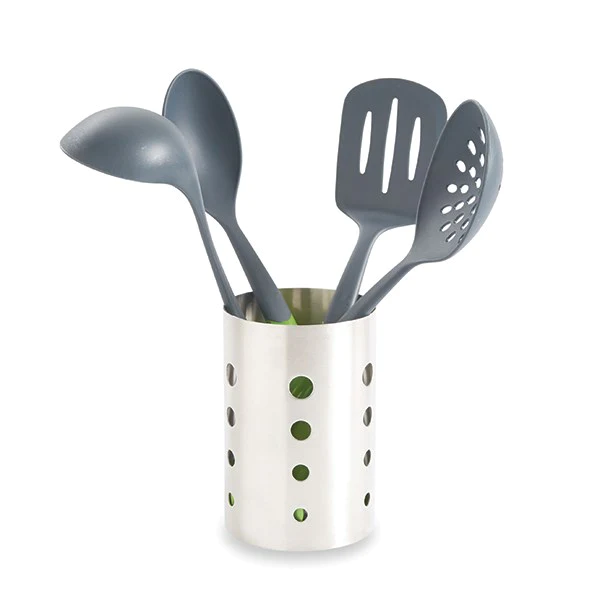 Pot à ustensiles perforé en inox Mathon