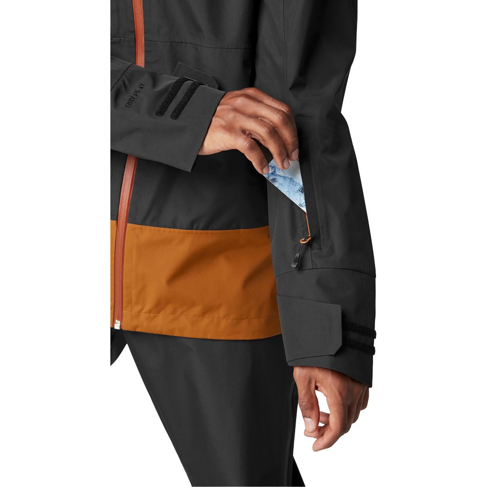 Picture Broader 3L Hardshelljacke Herren black chocolate