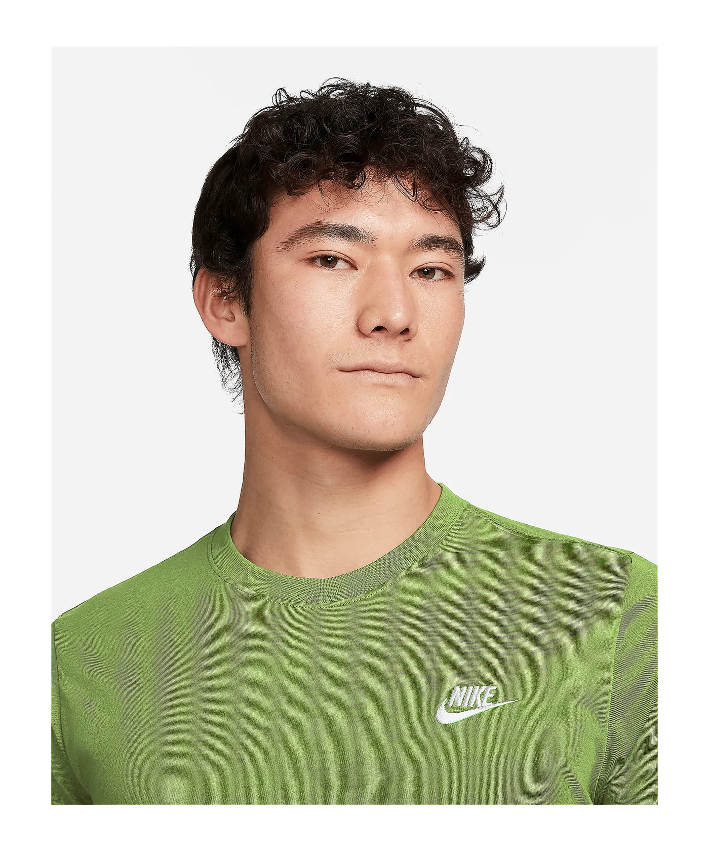 Nike Club T-Shirt Grün Weiss F332