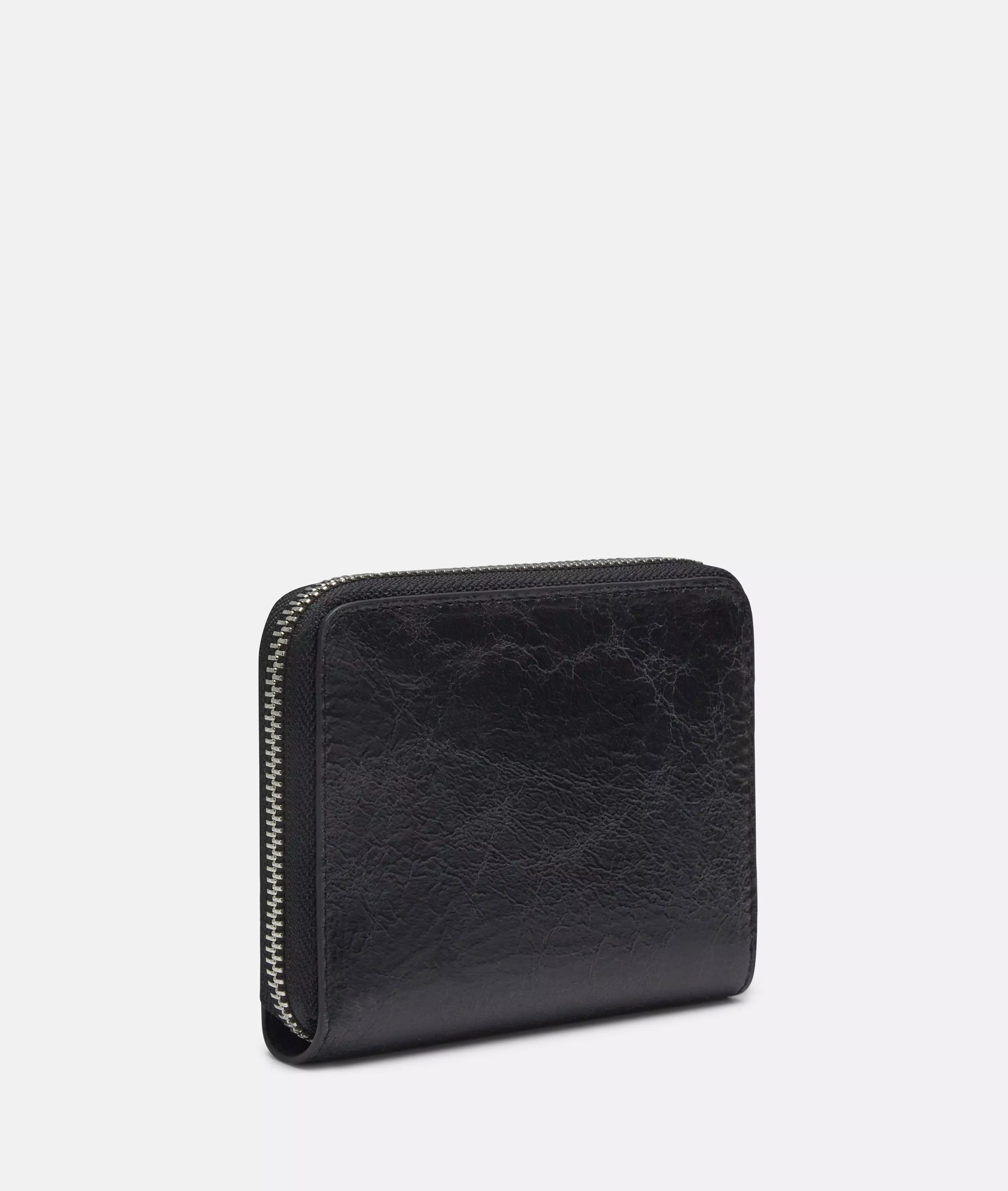 Wallet Spacious wallet with crinkle effect