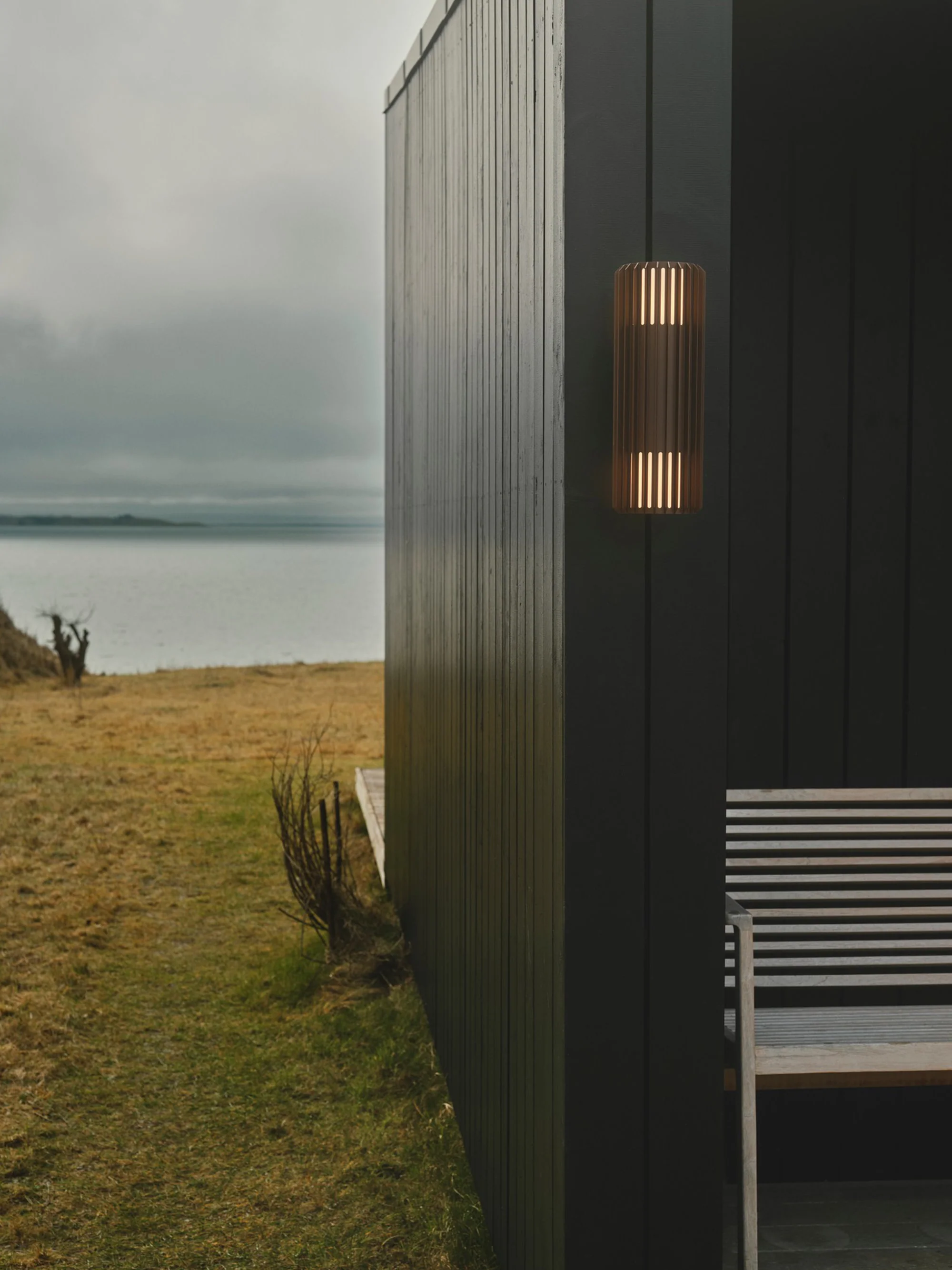 Dimbare outdoor wandlamp Aludra