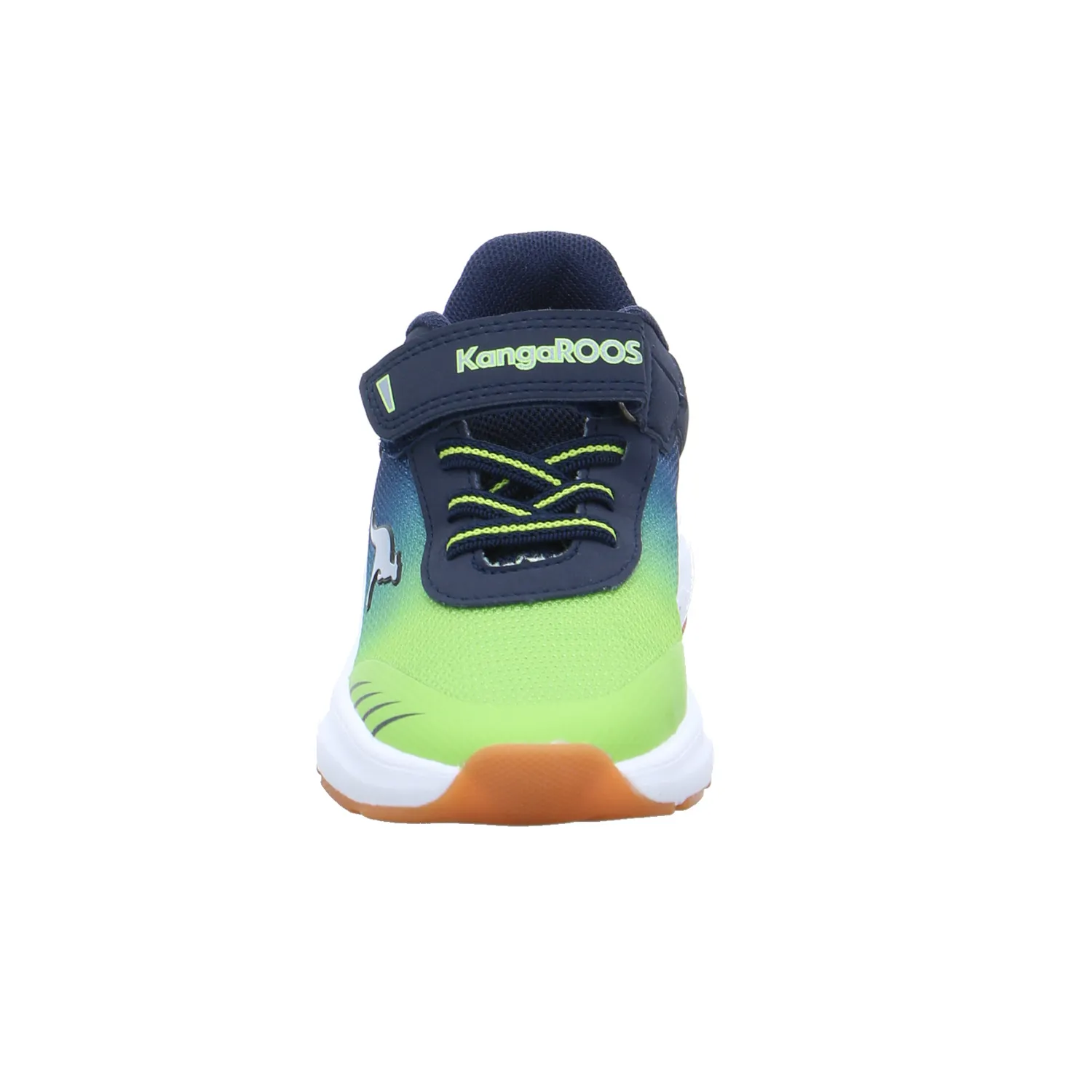 KANGAROOS Kinder Sportschuh Blau Lederimitat