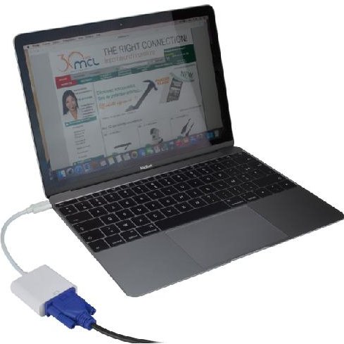 MCL USB31-CM/40FCE adaptateur graphique USB 1920 x 1080 pixels Argent, Blanc