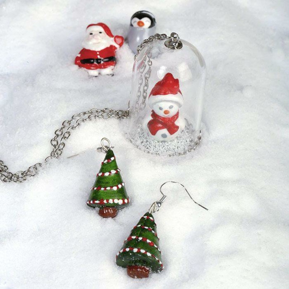 Mini moule en silicone pour pâte polymère - noël