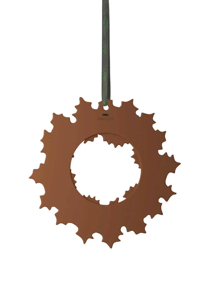 Kähler  Gingerbread Julekrans, burn - Ø18.5 cm.