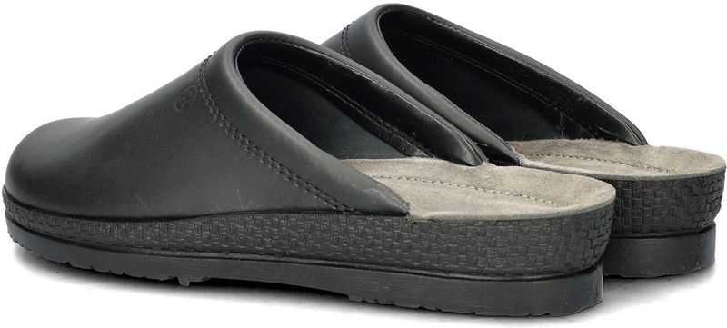 Rohde - 1515 - Pantoffels - Zwart - Leer - Herenslipper