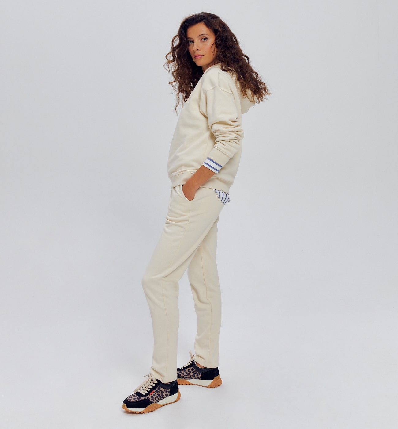 Pantalon de jogging Femme - Ecru