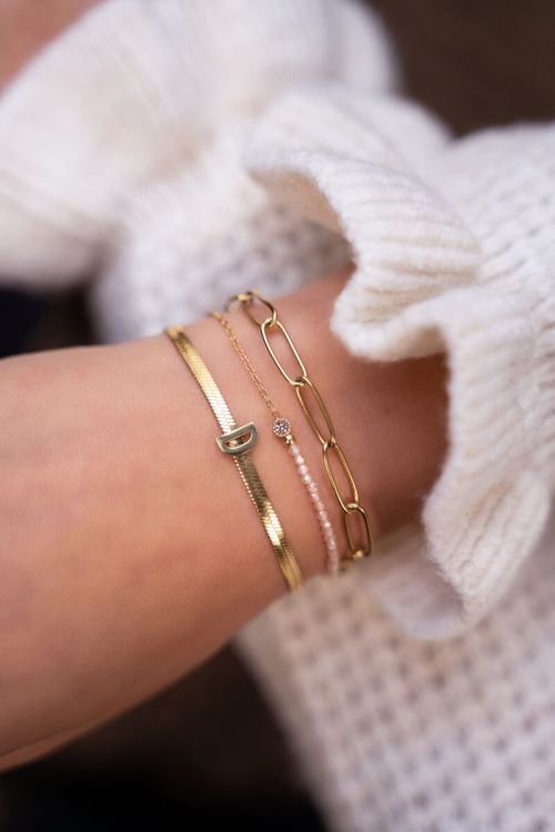 Geboortesteen armband