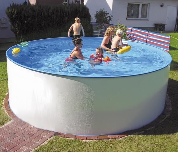 Summer Fun Stahlwandpool-Set Exklusiv, rund