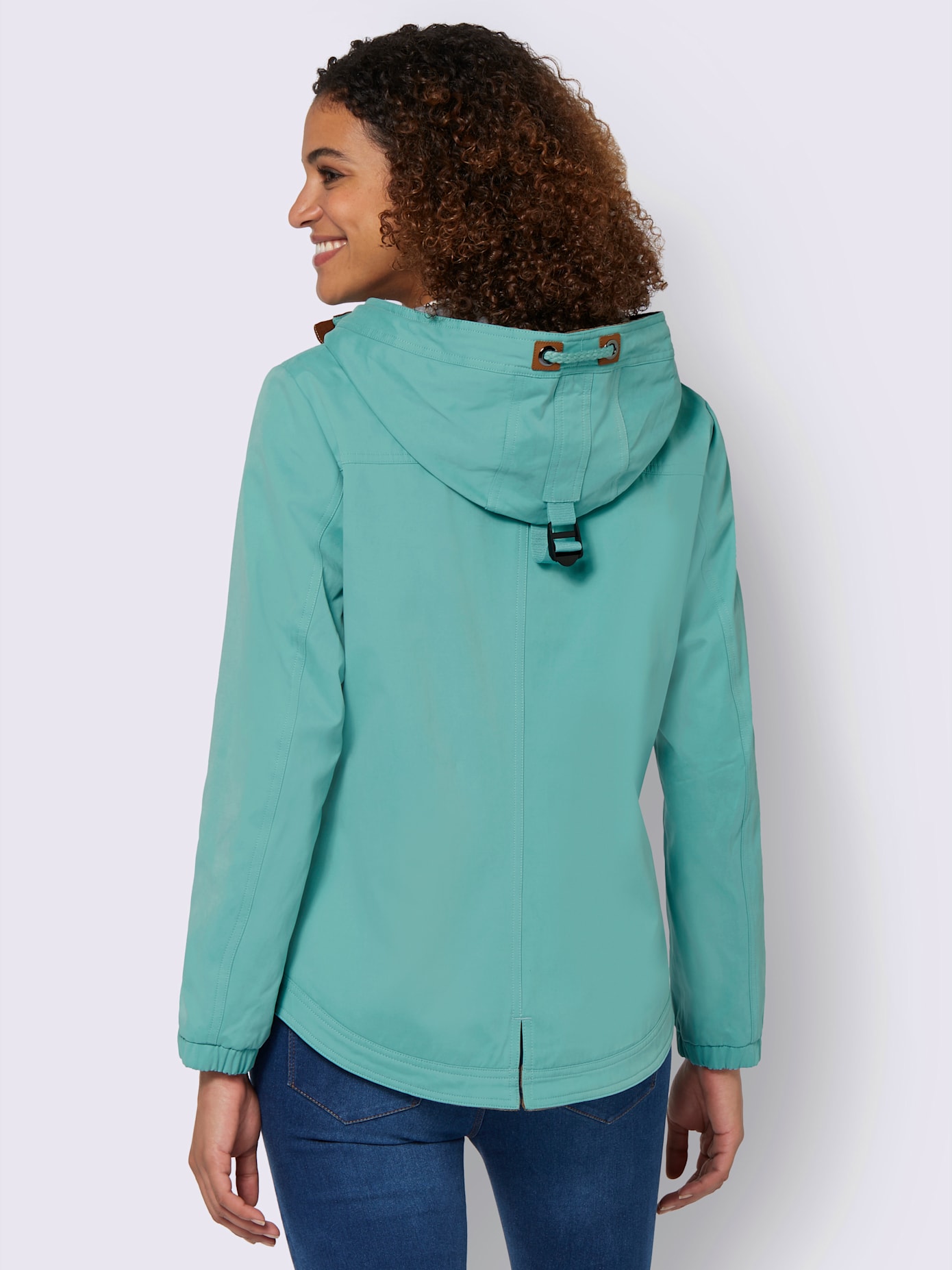 Veste à capuche détails en qualité lisse