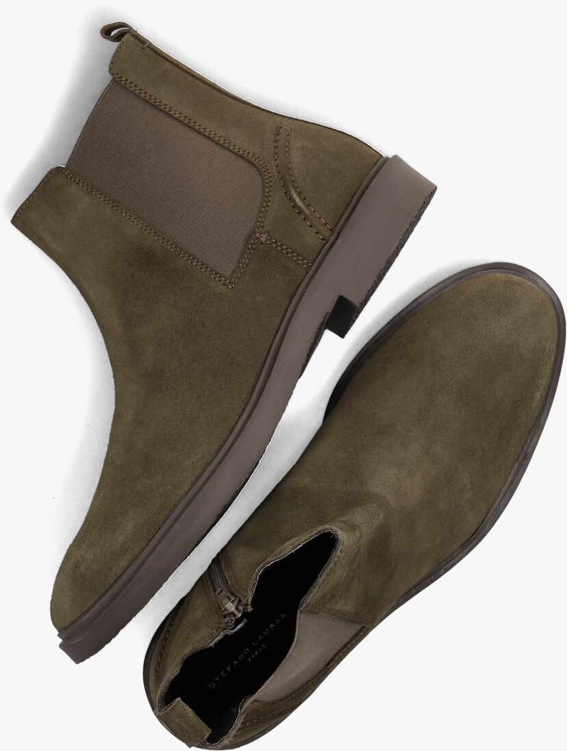 groene stefano lauran boots s3092.