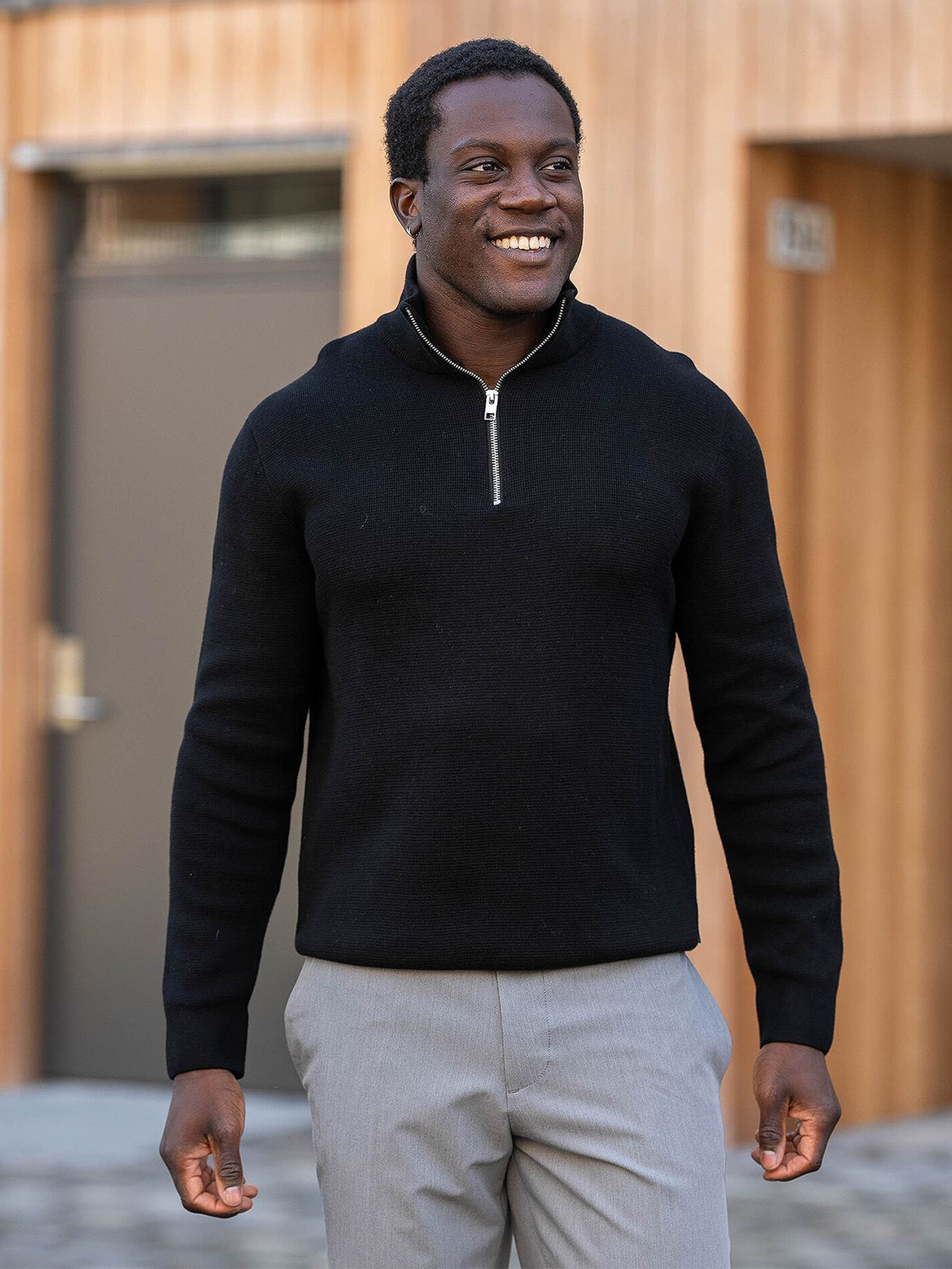 Milano Stitch Knit Half Zip