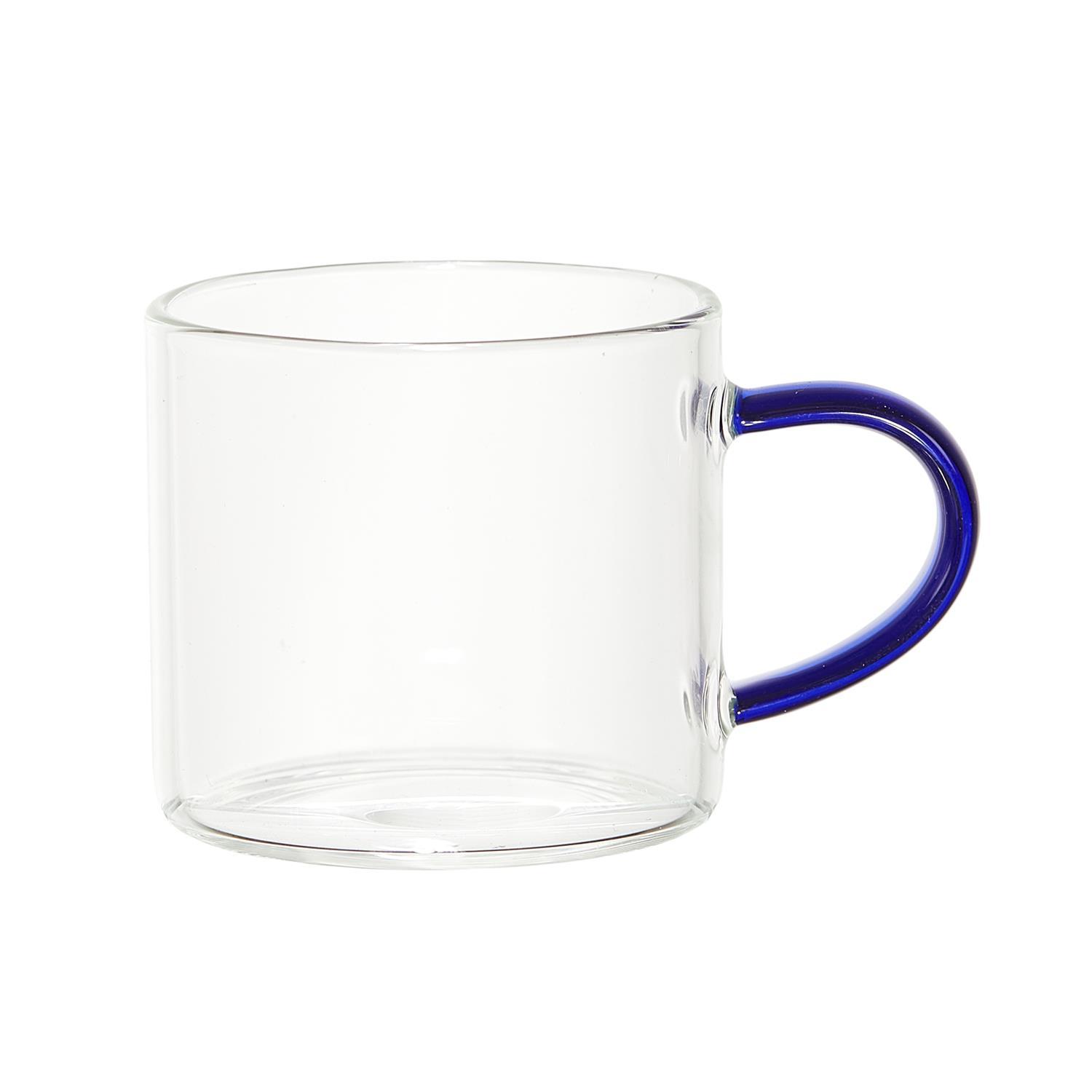 TASSE EXPRESSO VERRE ANSE COLOREE 10CL