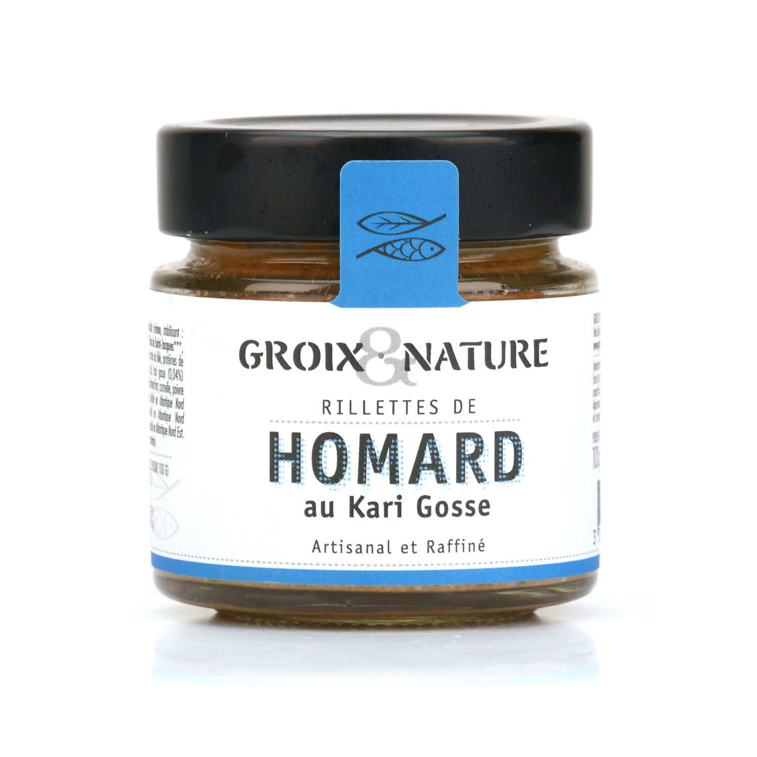 Rillettes de homard au kari gosse