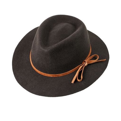 MJM Claudia Hat, Brown, L