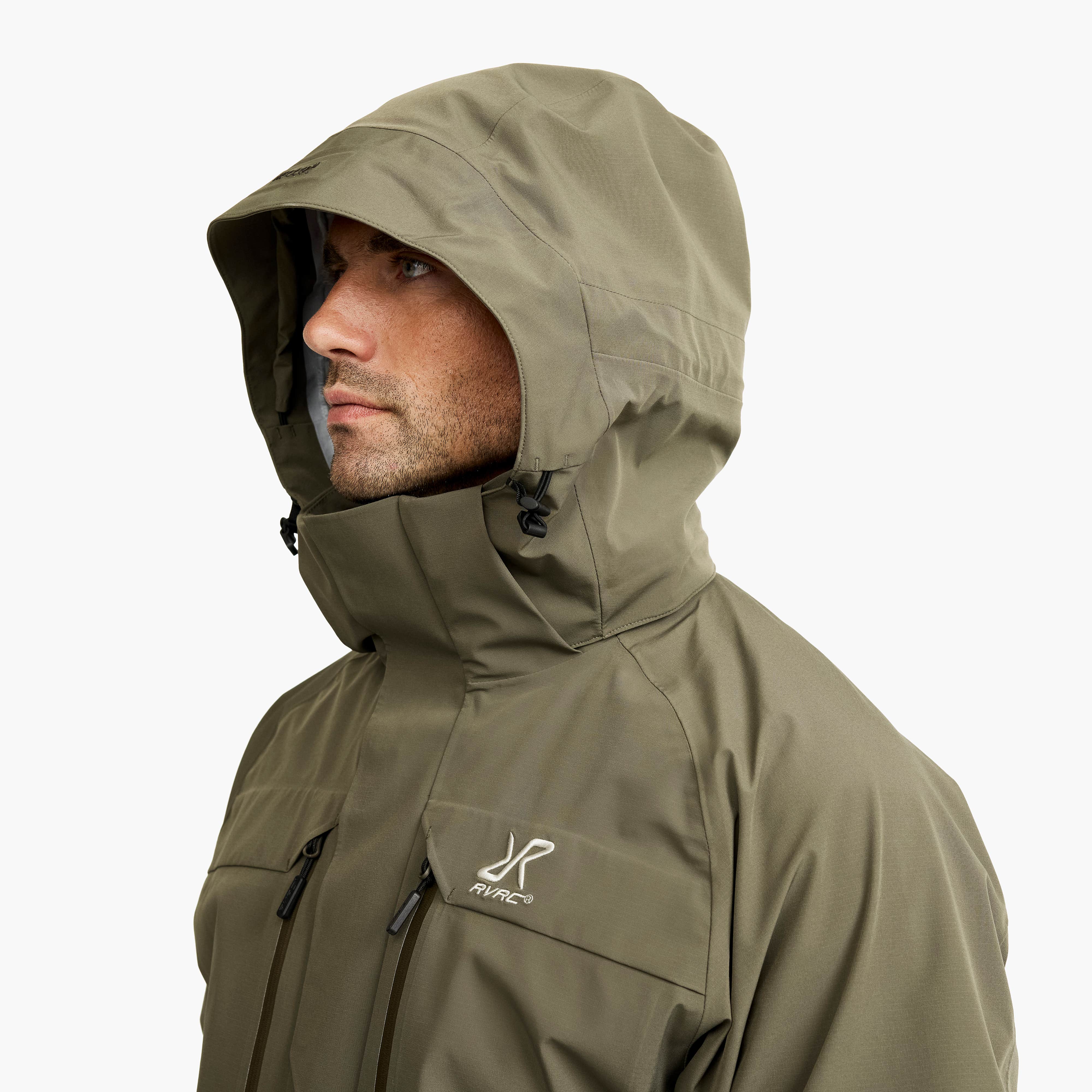 Aries Pro 3L Shell Jacket Herre Grape Leaf/Forest Night