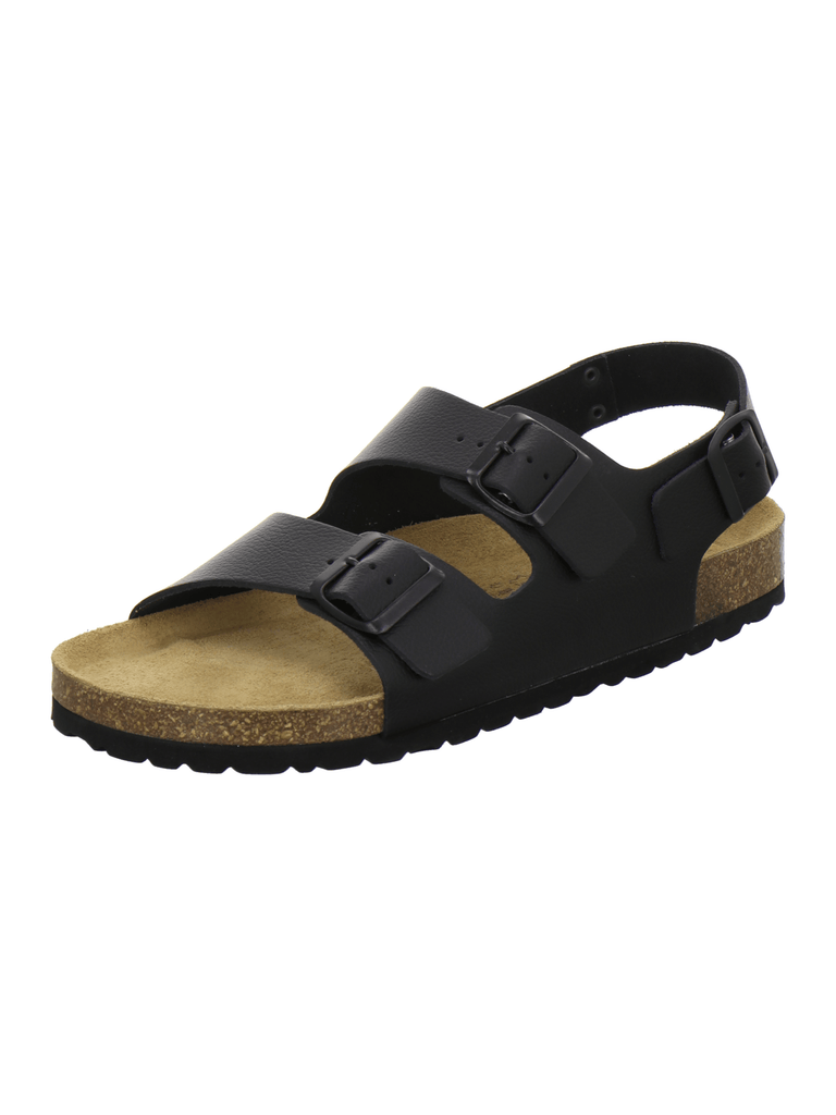 Sandalen Herren Leder schwarz