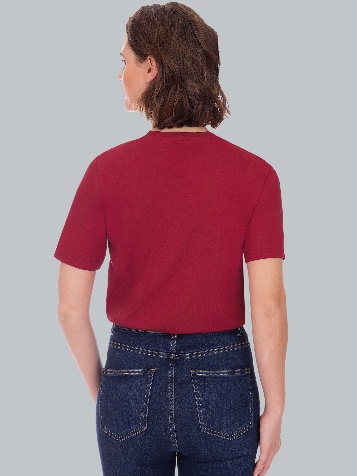 T-Shirt aus 100% Biobaumwolle Rubin-C2C