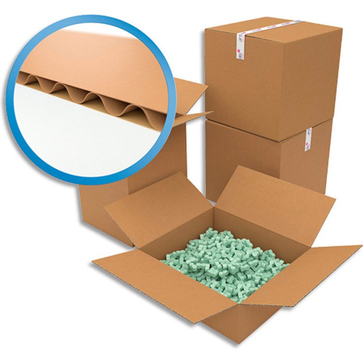 Caisse américaine master'in simple cannelure 500 x 400 x 300 mm 1 unidad