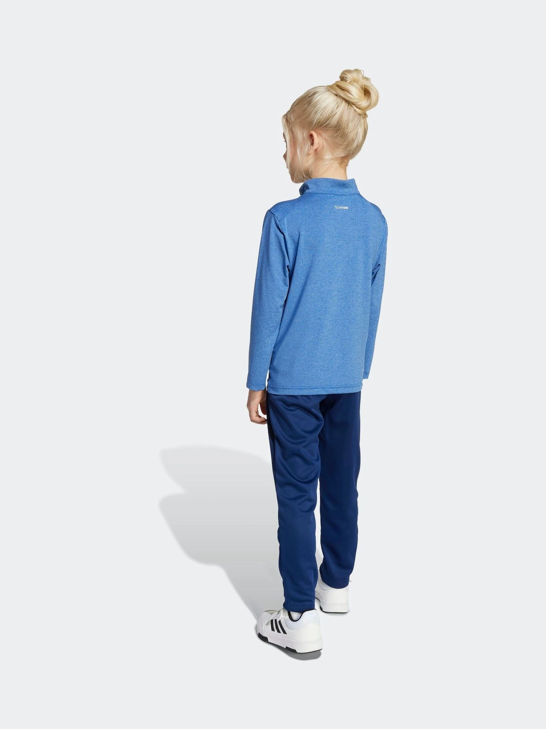 adidas Quarter Zip and Jogger Sports Set Little Kids