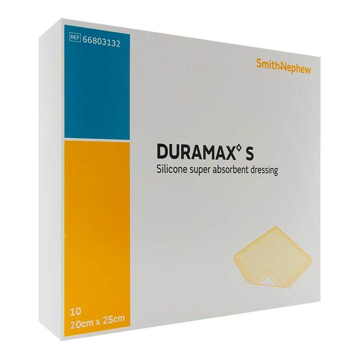 Duramax S 20x25 cm Superabsorber Silikonverband, 10 St