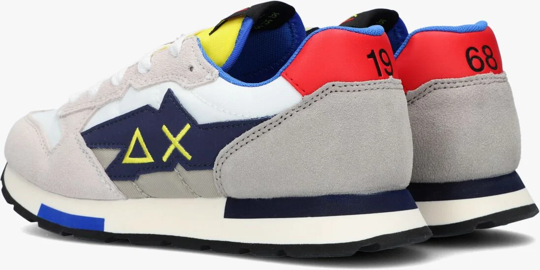 SUN68 grijze sun68 lage sneakers boys niki grazy boy