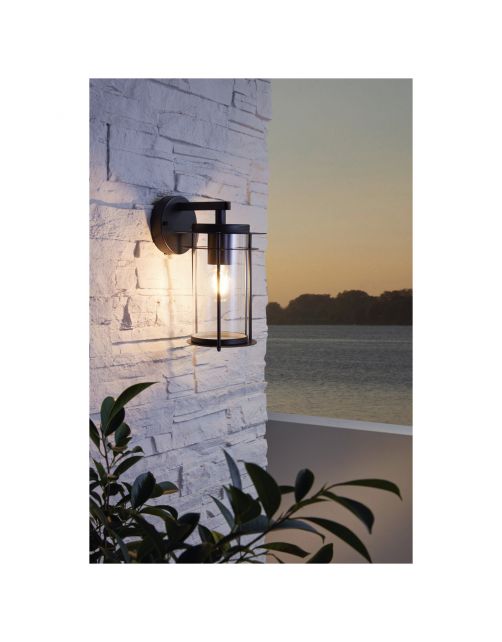 Eglo Wandlamp Valdeo Neerwaarts - Buitenverlichting - Zwart