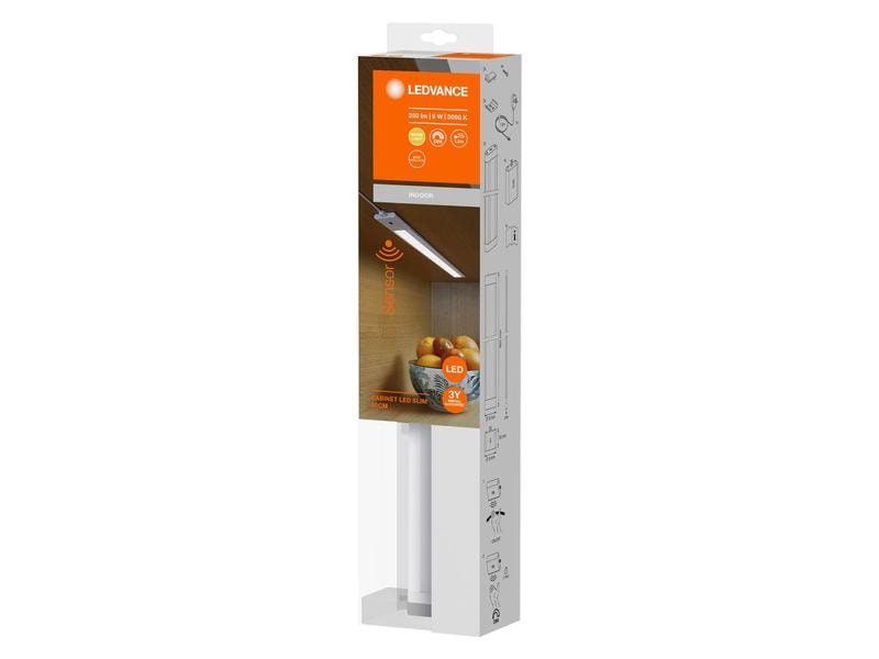 Ledvance Unterbauleuchte LED Cabinet Slim, 30 cm, 6W, 3000 Niedervolt-Unterbauleuchte