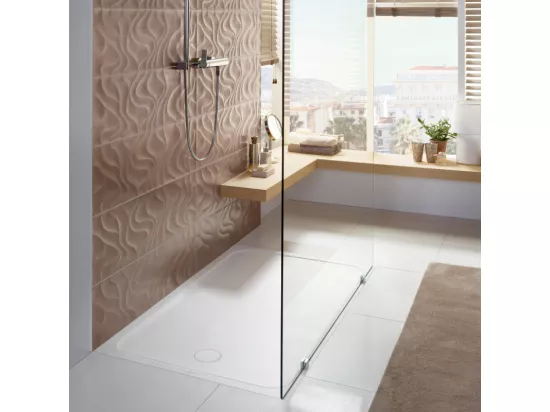 Receveur de douche antidérapant 120 x 90 VILLEROY ET BOCH Lifetime Plus céramique blanc