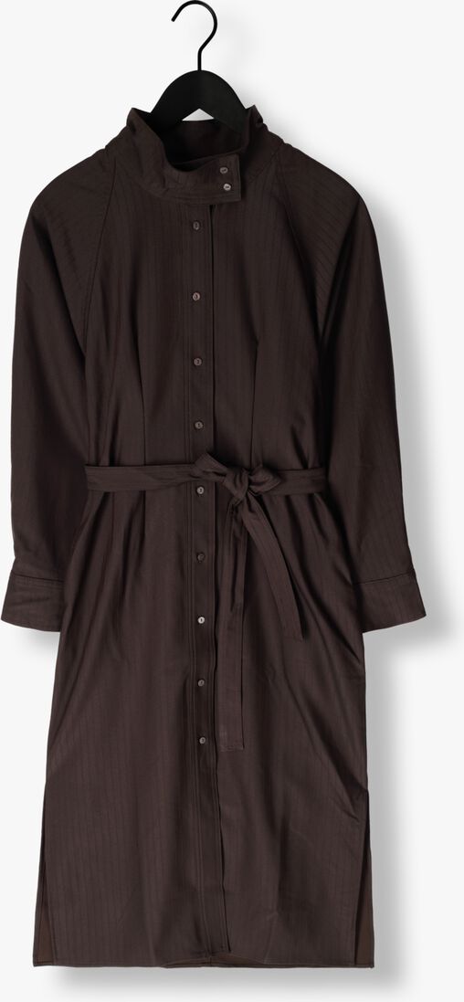 bruine co'couture midi jurk zellacc batwing dress