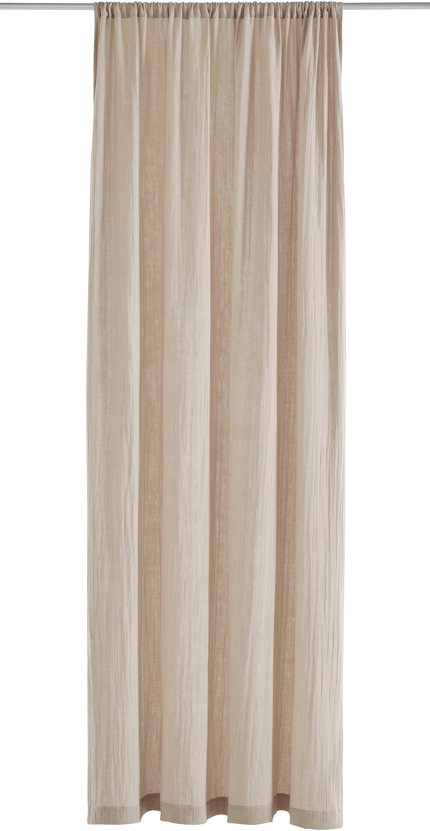 LeGer Home by Lena Gercke Gardine »Hevin, Musselin Vorhang, blickdichte Gardine« Stangendurchzug 1 Stk. tlg. natürliche, moderne Gardine in schönem Musselin Look,
