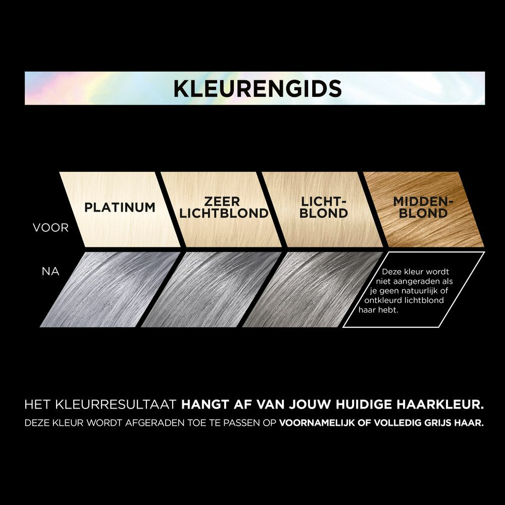 L'Oréal Preference Vivids Permanente Haarkleuring 10.112 Silver Grey