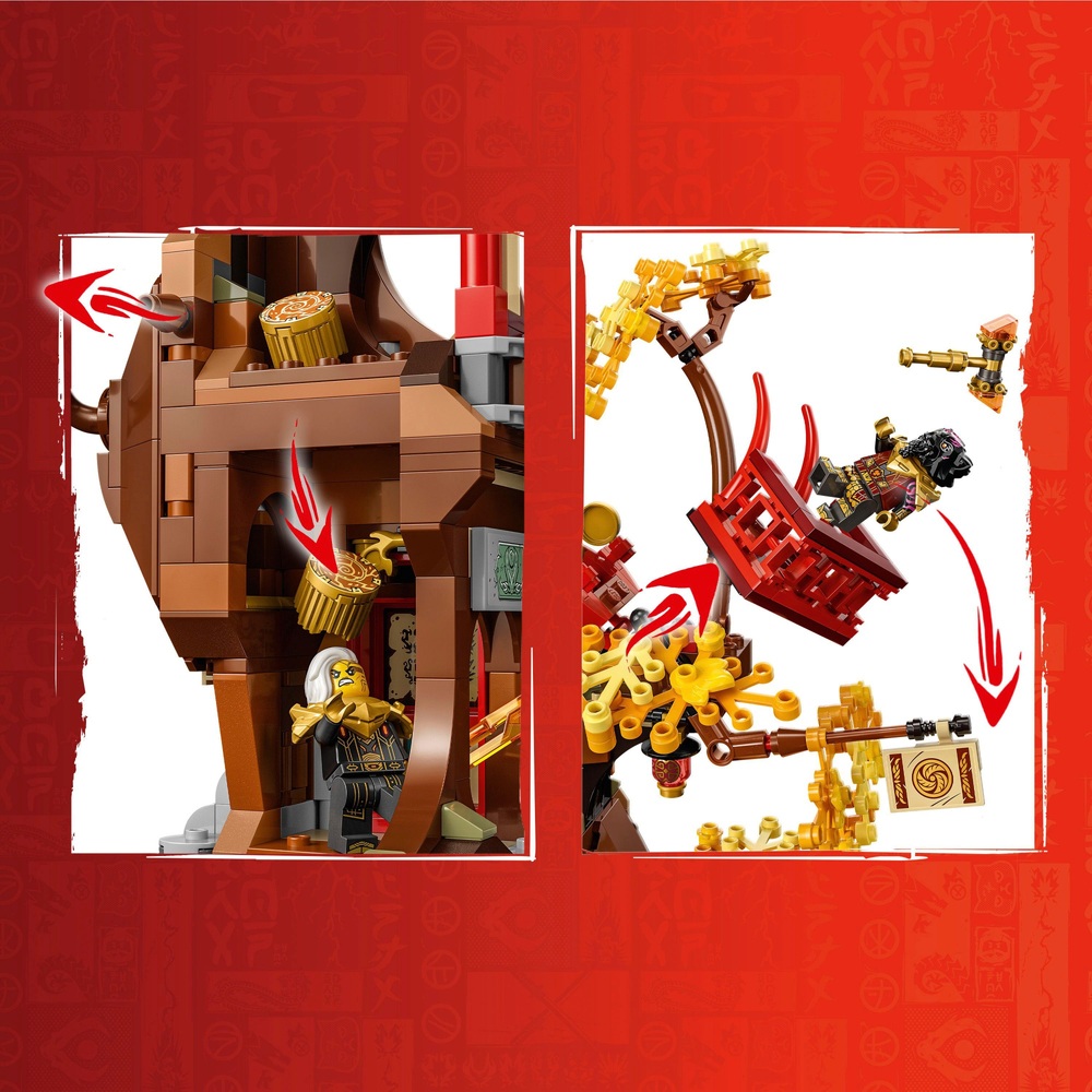 LEGO NINJAGO 71795 Tempel des Drachen – Energiekern-Bauset