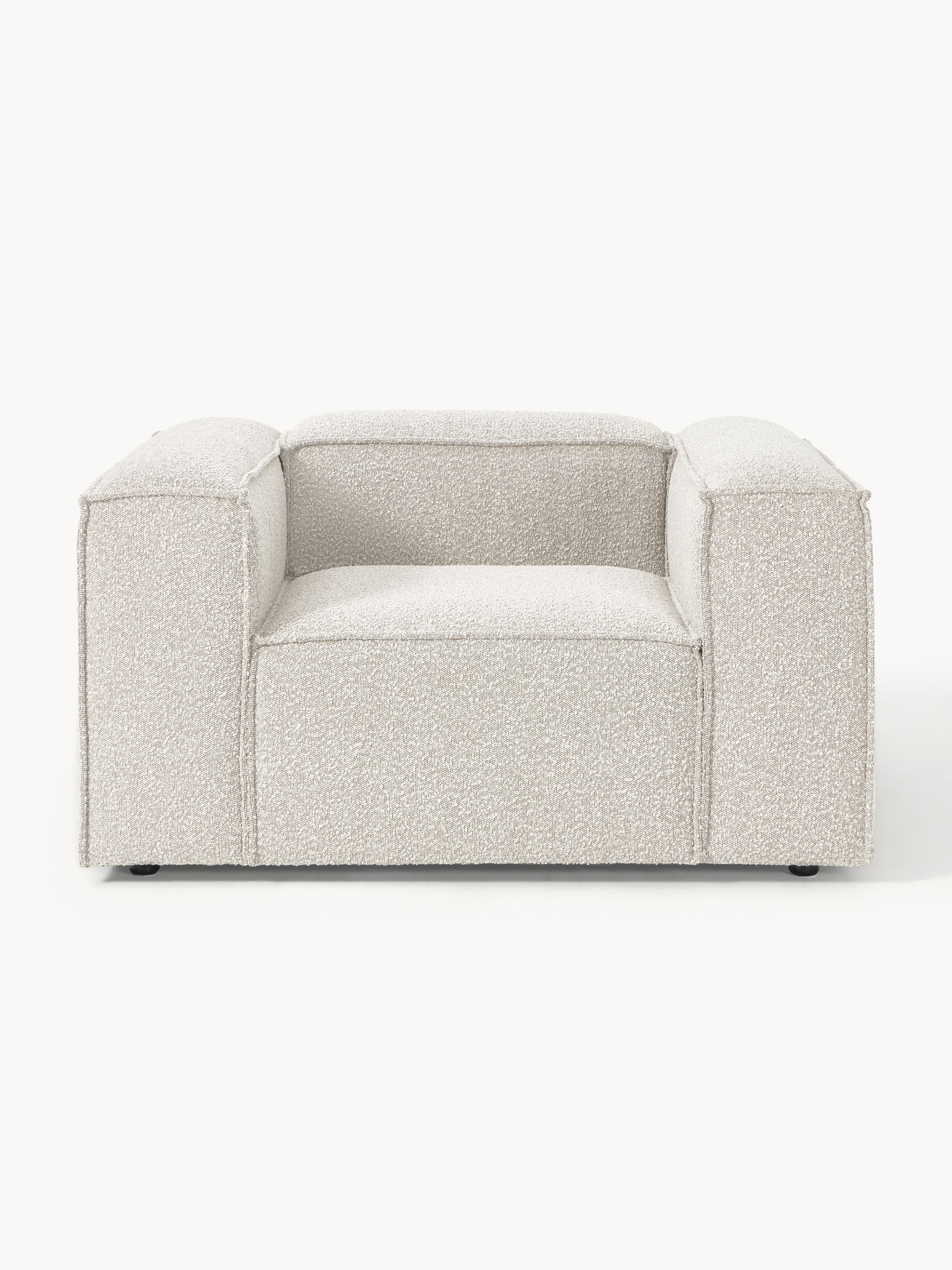 Fauteuil Lennon uit bouclé