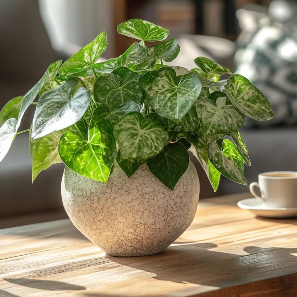 Pijlplant - Syngonium podophyllum 'Pixie' - Hoogte 25-40cm - ⌀12cm