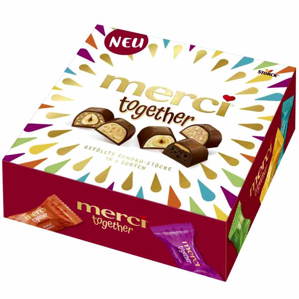 Merci together Pralinen 175g MHD:1.6.25