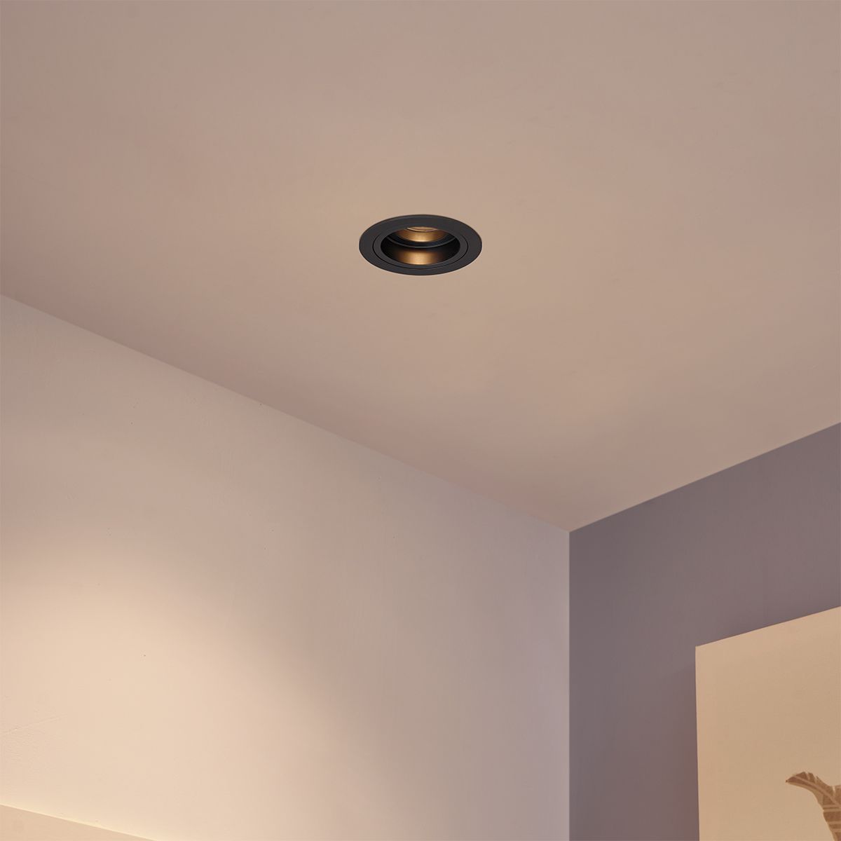 Moderne inbouwspot gunmetal GU10 50mm rond kantelbaar - Rondoo