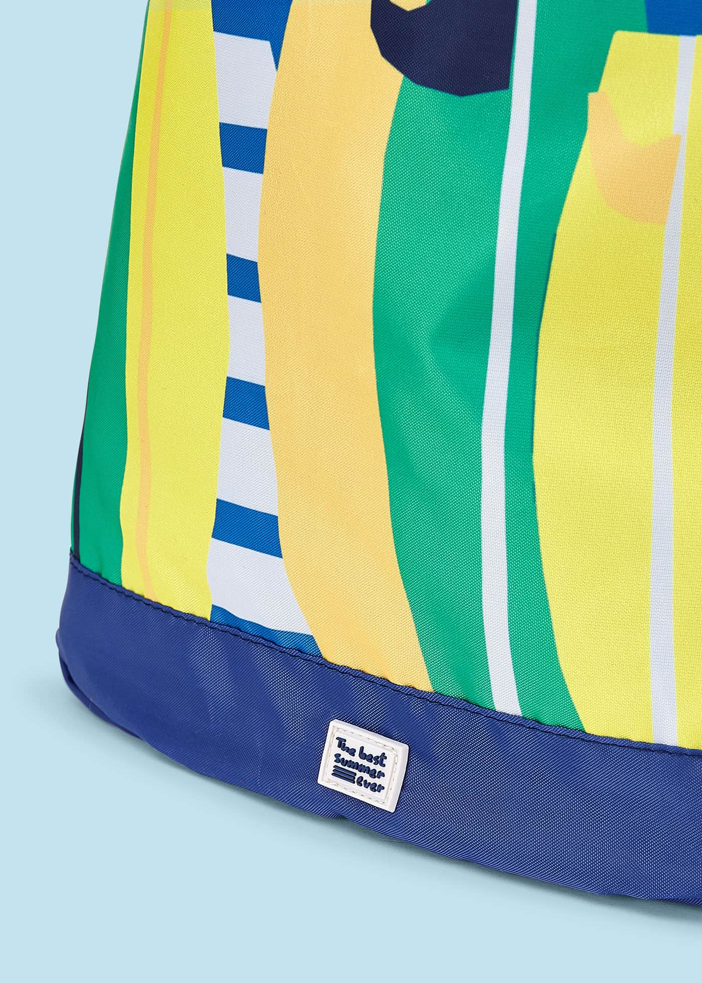 Mochila com cordão em formato de melancia para meninos