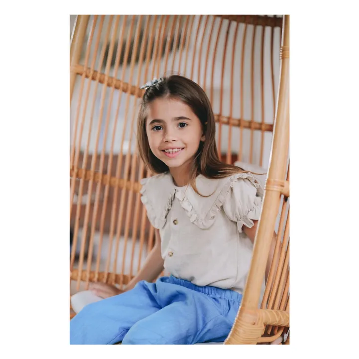 Loir Blouse Capucine Volants | Ecru