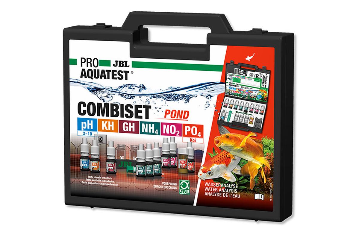 Wassertest ProAquaTest Combiset PondTestkoffer für Wasseranalysen im Koi- und Gartenteich